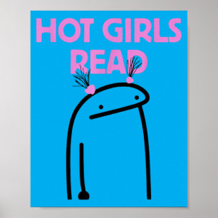 Poster Filles Chaudes Lisent