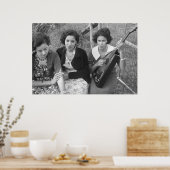 Poster Filles créoles en Louisiane, années 1930 (Cuisine)