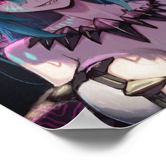 Poster filles d'anime (Coin)