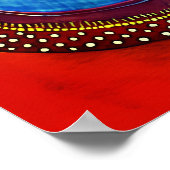 Poster Filles dansant : Art Indien Traditionnel (Coin)