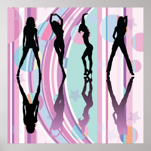 Poster Filles dansantes (Devant)