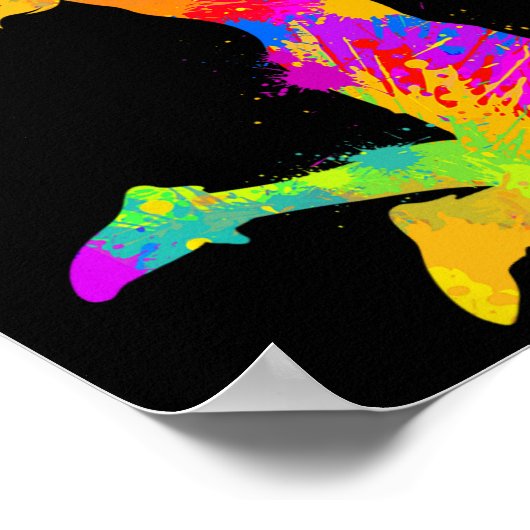 Poster Filles de basket-ball (Coin)