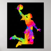 Poster Filles de basket-ball (Devant)