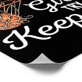 Poster Filles De Basket - Je Sais Que Je Joue Comme Une F (Coin)