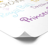 Poster Filles de conte de fées princesse Féminin (Coin)