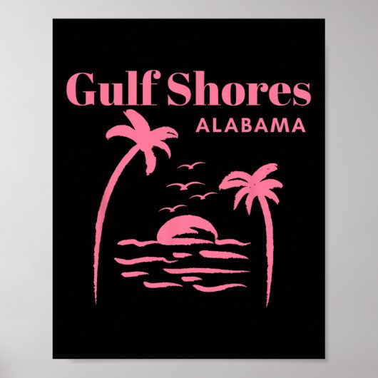 Poster Filles de vacances de Gulf Shores Alama (Devant)