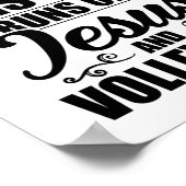 Poster Filles de volley-ball | Jésus Sports Trainers Cade (Coin)