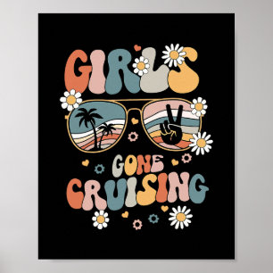 Poster Filles en croisière solo Croisière Hawaï Été V
