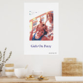 Poster Filles En Ferry (Cuisine)