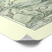 Poster Filles et agneaux de Jessie Marion King (Coin)