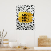 Poster Filles filles filles (Cuisine)