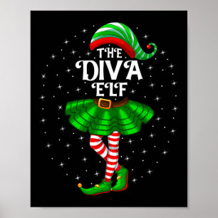 Poster Filles Filles Filles Fille Maman Le Diva Elf