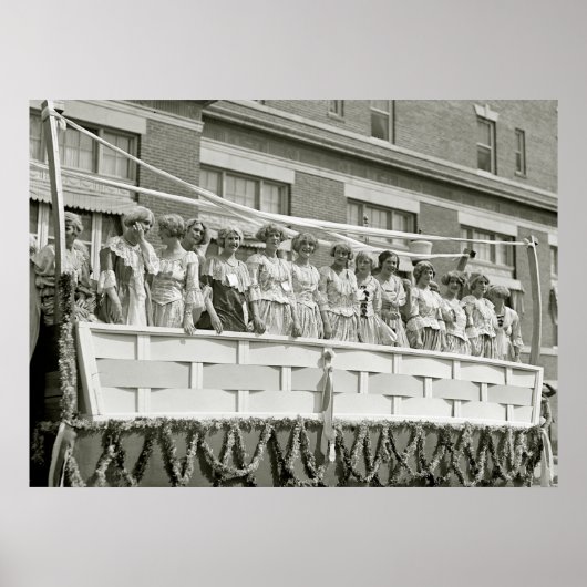 Poster Filles Fleurs d'Apple, 1925 (Devant)