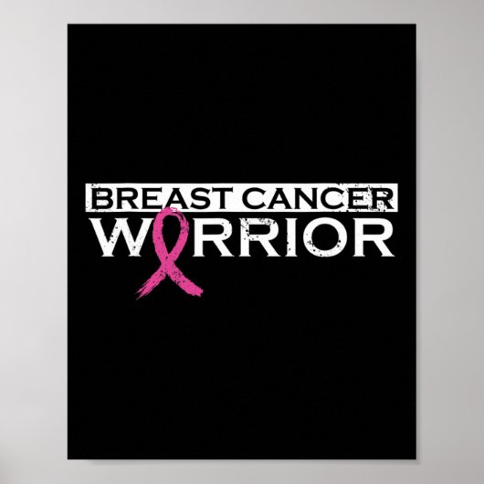 Poster Filles Guerrier du cancer du sein1 (Devant)