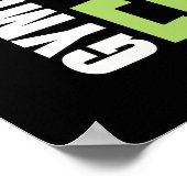 Poster Filles Gymnastique - Flipping Crazy (Coin)