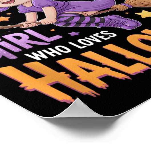 Poster Filles Halloween (Coin)