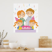 Poster Filles jumelles (Cuisine)