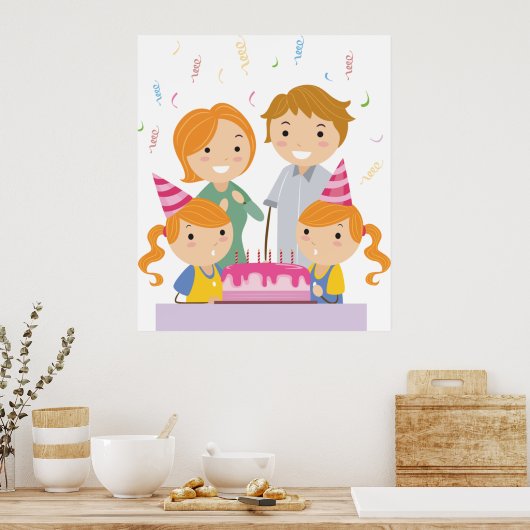 Poster Filles jumelles (Cuisine)