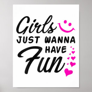 Poster Filles Juste Vous Voulez S'Amuser - Party Club Dan