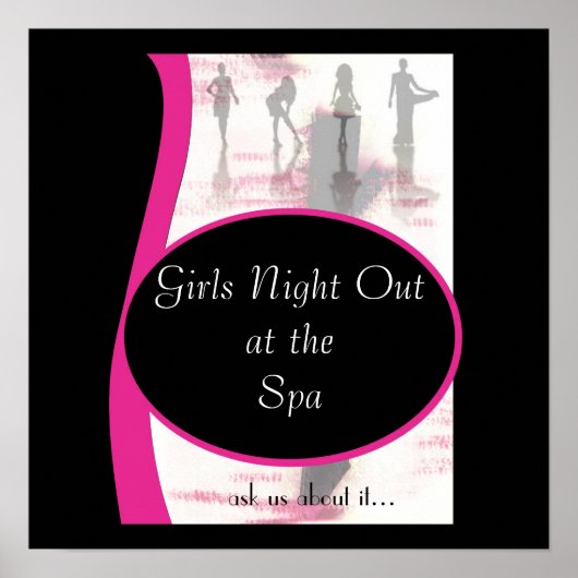 Poster Filles Night Out, Filles Night Outat theSpa, deman (Devant)