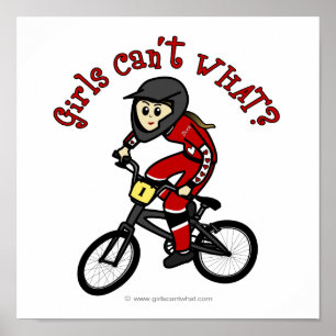 Poster Filles rouges laides BMX