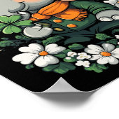 Poster Filles shamrocks Garçons Enfants Leprechaun St pat (Coin)