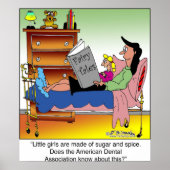 Poster Filles, Sucre, Épice & Dentistes (Devant)