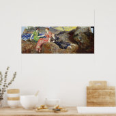 Poster Filles sur le rivage, c.1884-85 (Cuisine)