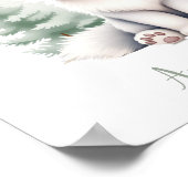 Poster Filles sur mesure Woodland Wolf Citation Nursery (Coin)