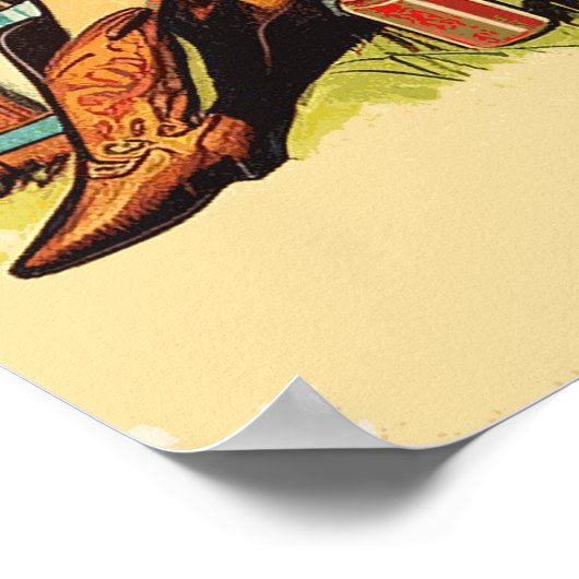 Poster Filles vintages (Coin)