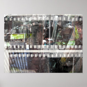 Poster Film abstrait