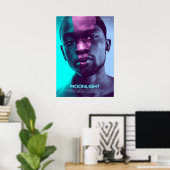 Poster film au clair de lune (Bureau à domicile)