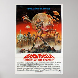Poster Film Barbarella original