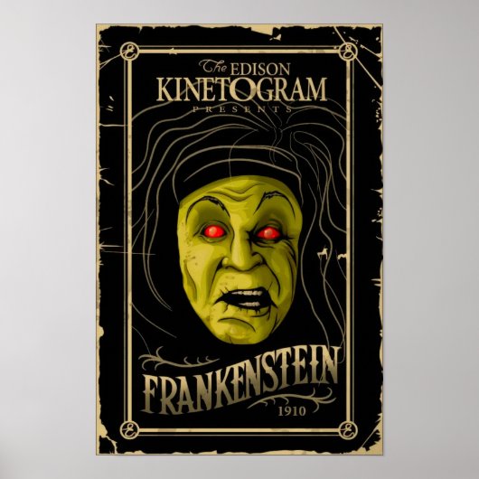Poster Film classique Frankenstein 1910 (Devant)