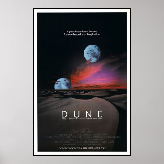Poster Film de dune (Devant)