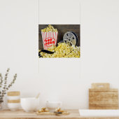 Poster Film et Popcorn (Cuisine)