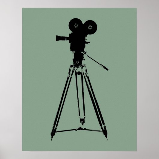 Poster Film Film Caméra Pop Art (Devant)