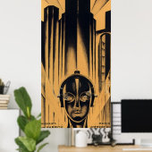 Poster Film Metropolis Fritz Lang (Bureau à domicile)