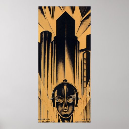 Poster Film Metropolis Fritz Lang (Devant)
