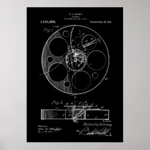 Poster Film Reel brevet