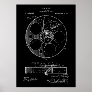 Poster Film Reel brevet