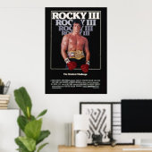 POSTER FILM ROCKY III (Bureau à domicile)
