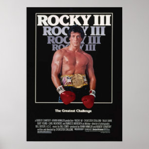 POSTER FILM ROCKY III