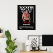 POSTER FILM ROCKY III (Bureau à domicile)