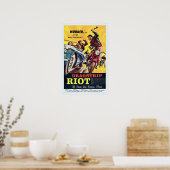 Poster Film vintage Dragstrip Riot (Cuisine)
