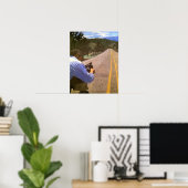 Poster Filmer une route de campagne (Bureau à domicile)