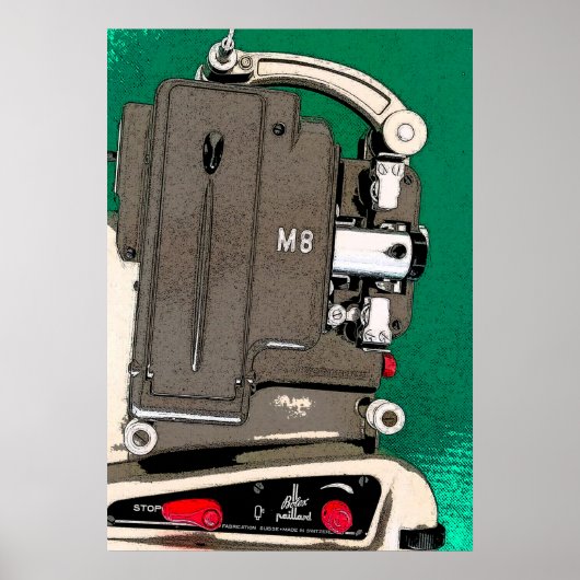 poster filmprojector (Voorkant)