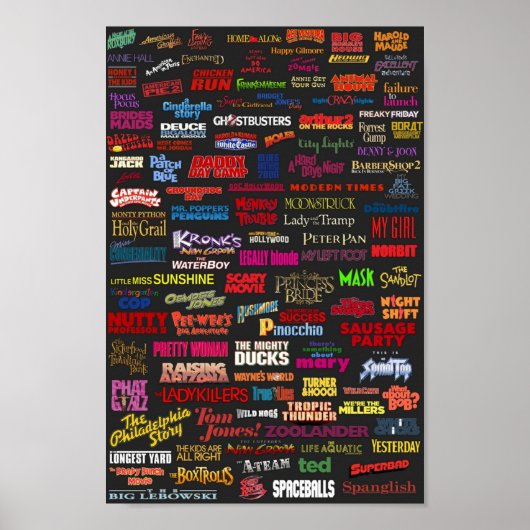 Poster Films comiques (Devant)