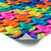 Poster Fils de crochet colorés (Coin)