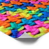 Poster Fils de crochet colorés (Coin)